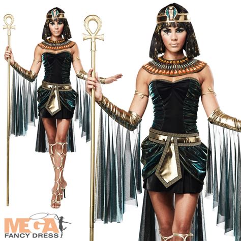 Sexy Deluxe Diosa Egipcia Damas Vestido Elaborado Disfraz Para Mujer Cleopatra Egipto Ebay