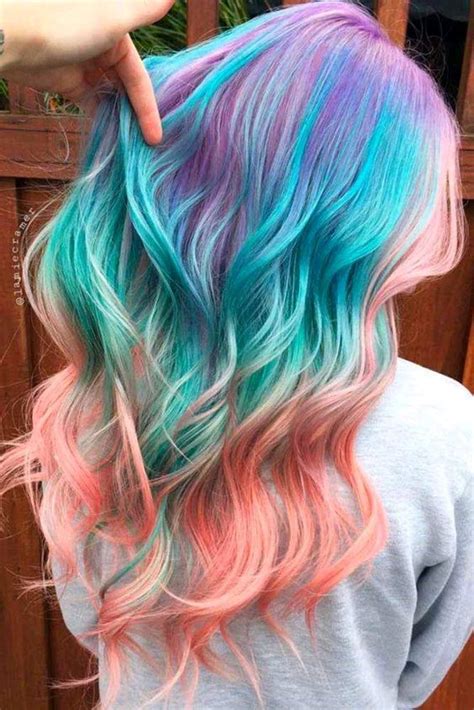 Pin By Michaela Posnarova On Vlasy Mermaid Hair Color Hair Color