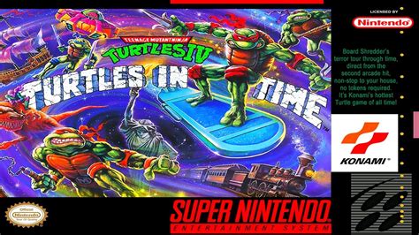 teenage mutant ninja turtles iv turtles in time snes 1080p gameplay longplay retro sfc