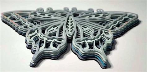 Your purchase will include 1 zip folder with this design in svg, dxf, eps, pdf and png file formats. 3D SVG Layered Design | 3D Butterfly Mandala | 3D Mandala ...