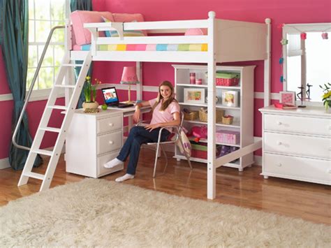 Full Size Loft Bed With Desk Underneath Ideas On Foter