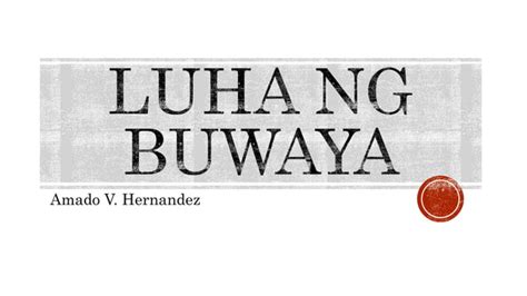 Luha Ng Buwaya