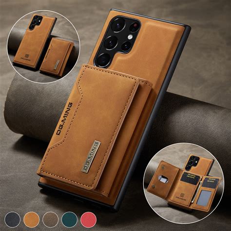 Leather Wallet Case Back Cover For Samsung Galaxy S20 S21 Fe S22 S23