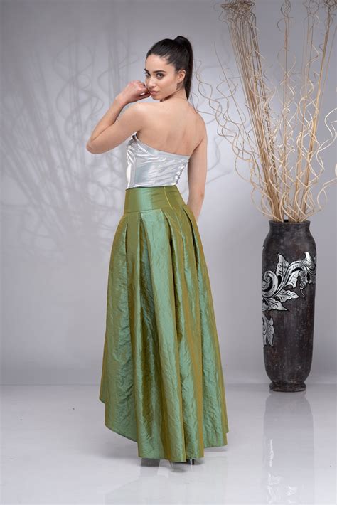 Long Taffeta Skirt For Women Formal Maxi Skirt Bridal Skirt Etsy