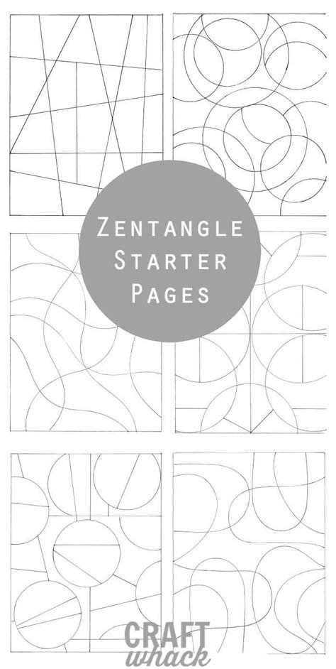 Inspired By Zentangle Patterns And Starter Pages Of Zentangle