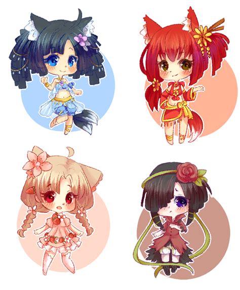 Chibi Commissions By Owinter Raffle Prizes Character Description