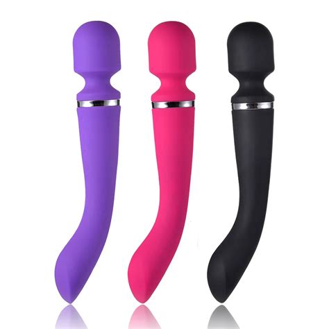 new usb rechargeable10 modes body massage av wand vibrator sex products magic wand massager