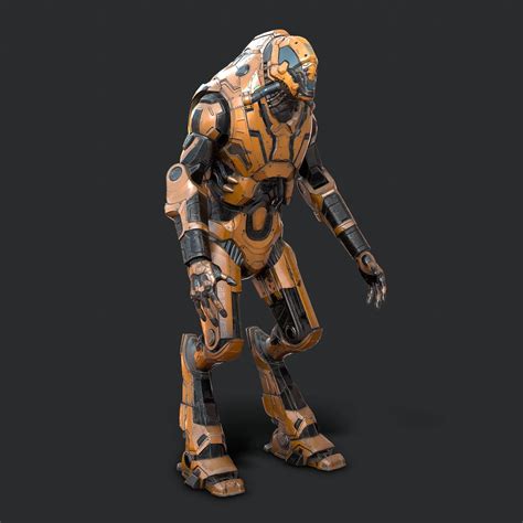Sci Fi Robot 3d Model