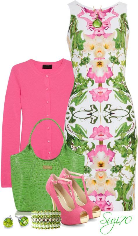 Pink And Green Outfits