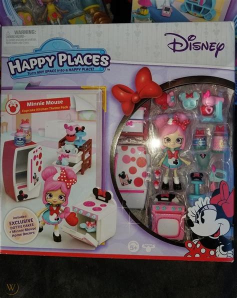 New Shopkins Happy Places Disney Cinderella Belle Minnie Mouse Lot