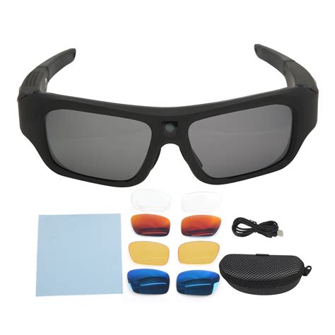 Camera Glasses 4k Camera Broad Perspective Polarizing Lens Hd Video Camera Sunglasses For