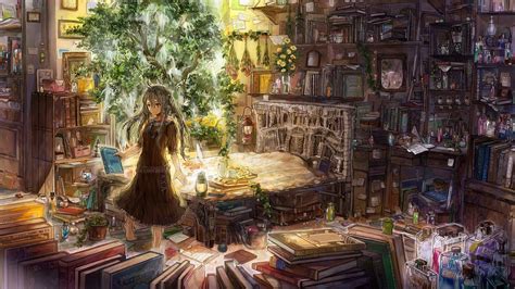 Anime Book Wallpapers Wallpaper Cave