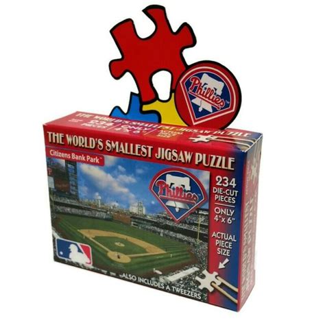 Worlds Smallest Jigsaw Puzzle Mlb Boston Phillies Baseball By Tdc 234