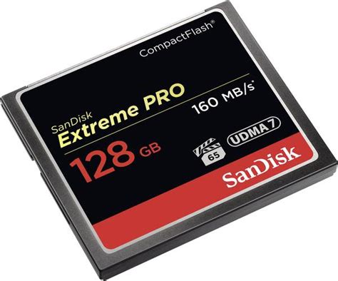 Carte Compact Flash Sandisk Extreme Pro 128 Gb Conradfr