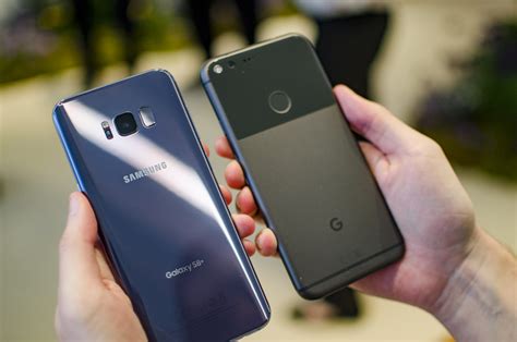 Samsung galaxy s8+ android smartphone. Samsung Galaxy S8 Plus vs. Google Pixel XL | Specs ...