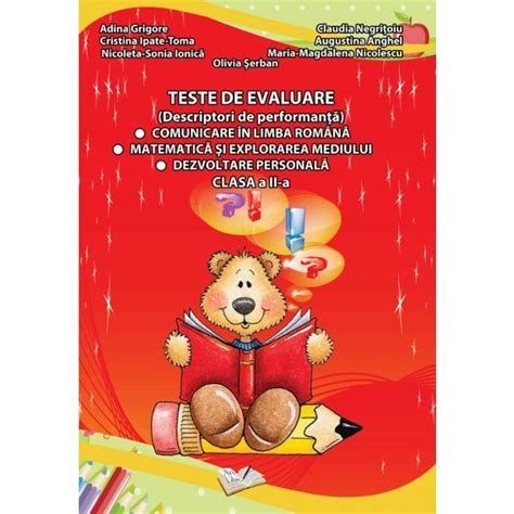 Teste De Evaluare Clasa 2 Adina Grigore Editura Ars