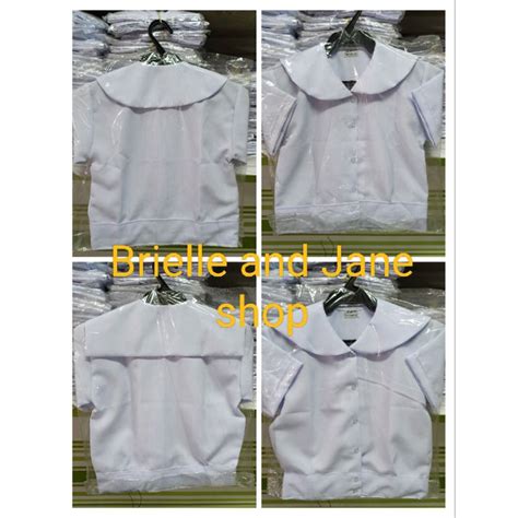 School Uniform Blouse Katrinababycollarmarinecollar Shopee