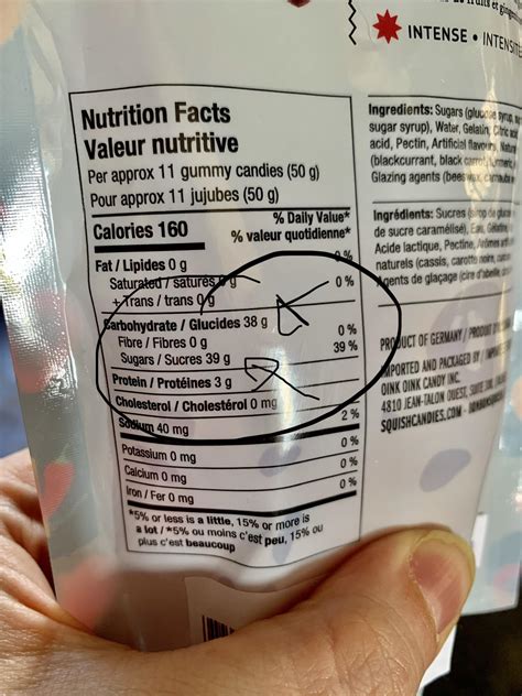 For perspective, there are 6 grams of sugar in the standard sugar packet like the ones you would add to your coffee. 38 grams of carbs, but 39 grams of sugars??? (Sugar is a carb! How can it be more than total ...