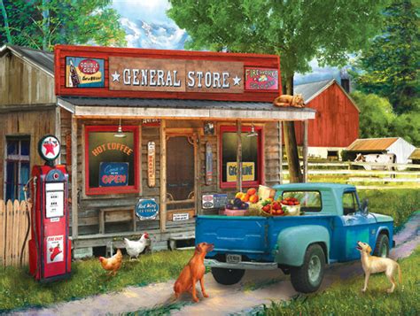Débutant ou expérimenté, quelque soit votre niveau vous on considère que les puzzles adultes commencent à 500 pièces. Tom Wood - A Stop at the Store - 1000 Teile - SUNSOUT ...