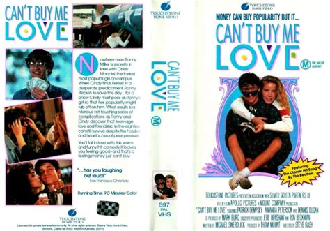 Can T Buy Me Love 1987 On Touchstone Home Video Australia VHS Videotape