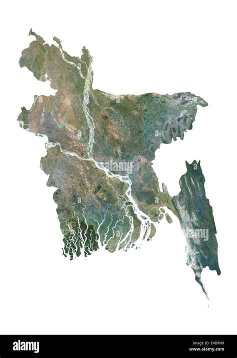 Bangladesh Map Satellite Geography Banque De Photographies Et Dimages