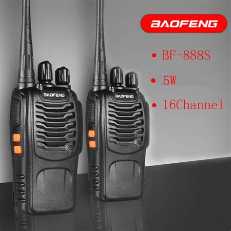 2x Baofeng Bf 888s Uhf Walkie Talkie 2 Two Way Radio 16ch 400 470 Mhz