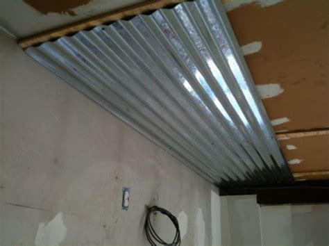 Wood and ribbed galvanized tin size: corrugated metal ceiling ideas | Corrugated tin ceiling ...