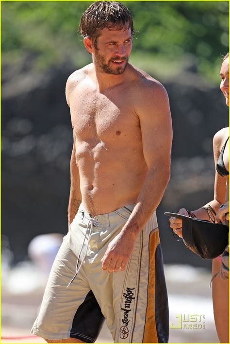 Full Sized Photo Of Paul Walker Shirtless Photo Just Jared