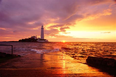 Lighthouse During Sunset · Free Stock Photo