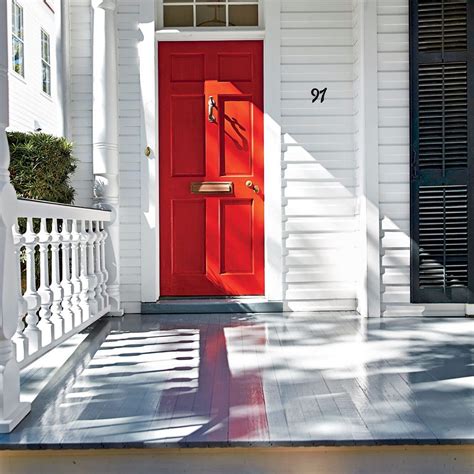 19 Bold Colors For Your Front Door In 2020 Orange Front Doors Red