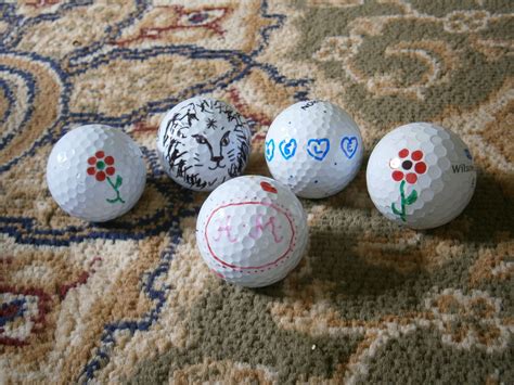 Sharpie Golf Ball Designs