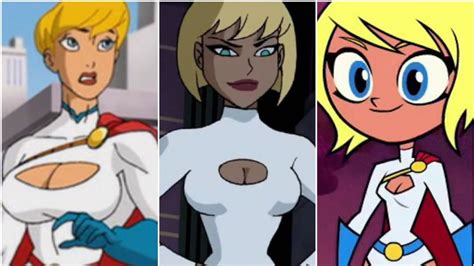 Power Girl Evolution In Cartoons Video Games And Movies Dc Comics