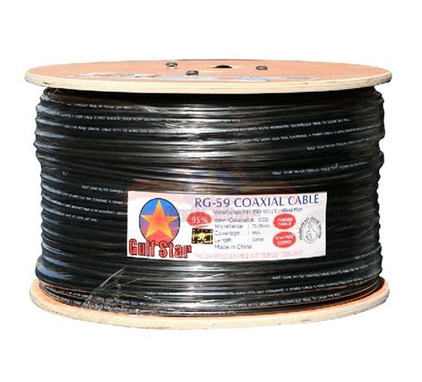 Rg 59 With Power 05mm Pure Cu Cctv3 Coaxial Cable By Gulf Ocean