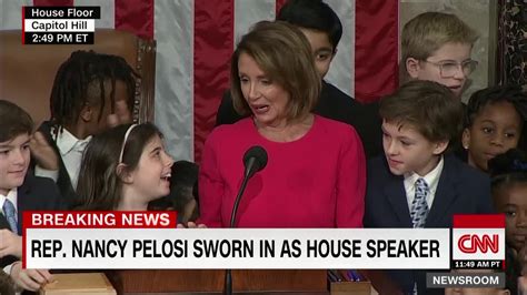 Nancy Pelosi Takes The Oath Of Office