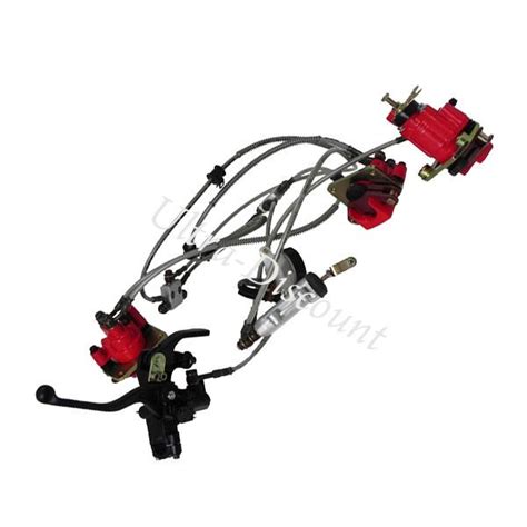 Complete Hydraulic Brake System For Atv Shineray 350cc Xy350st 2e