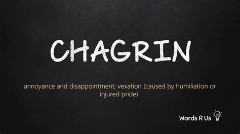 How To Pronounce Chagrin In American English Youtube