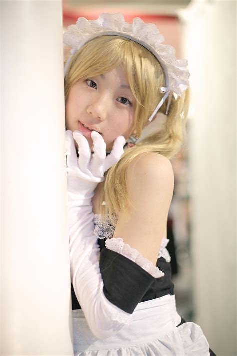 Hime Cosplayer Sawatari Izumi Kore Ga Watashi No Goshujin Sama Highres 1girl Apron Asian