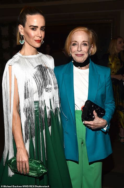 Check spelling or type a new query. Sarah Paulson attends ELLE bash with Holland Taylor after ...