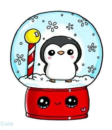 Globo de neve #kawaii#fofo em 2020 | Kawaii desenhos fofos, Desenhos kawaii, Desenhos kawaii tumblr