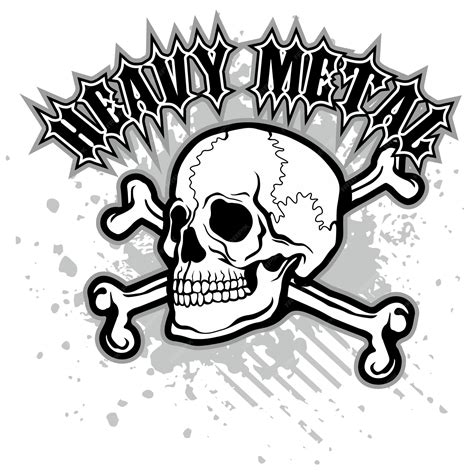 Premium Vector Gothic Sign With Skull Grunge Vintage Design T Shirts