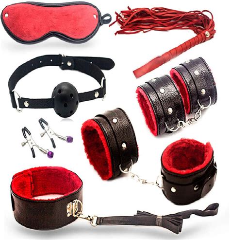 secret 7 pcs set bondage kit fetish restraint adult sex toys for couples games