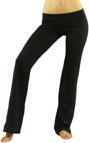 Tobeinstyle Womens Low Rise Sweatpants W Fold Over Waistband Active