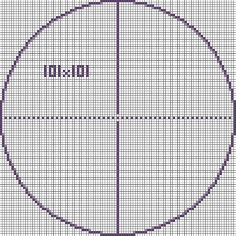 The first is to create a circular frame that outlines all vertices with the largest circle (see example). pixel circle chart - Google Search | Block Party | Pinterest