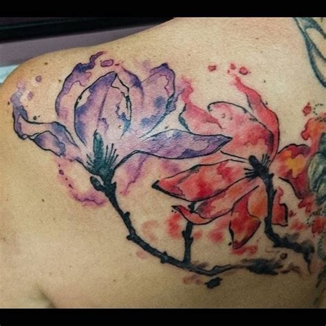 Tattoo Uploaded By Stacie Mayer • Watercolor Magnolias By Nancy