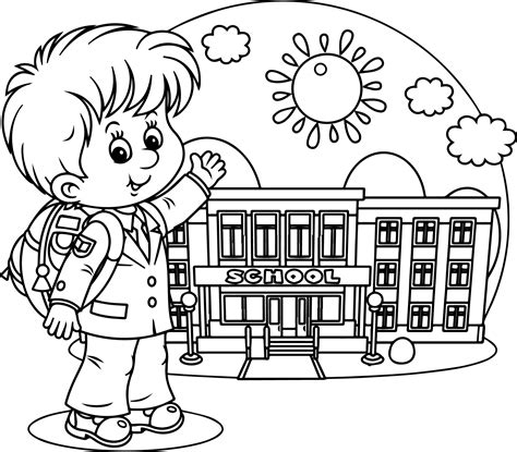 School Days Coloring Pages Best Coloring Pages For Kids Mcoloring