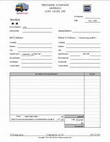 Images of Trucking Invoice