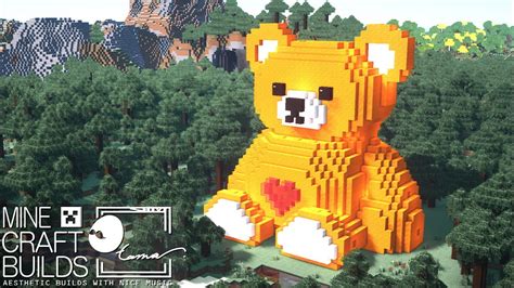 Valentines Day Minecraft How To Build A Giant Bear House Tutorial