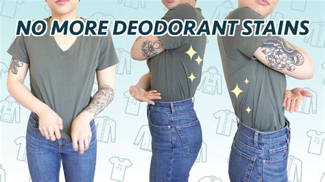 How To Avoid Deodorant Stains When Getting Dressed Youtube