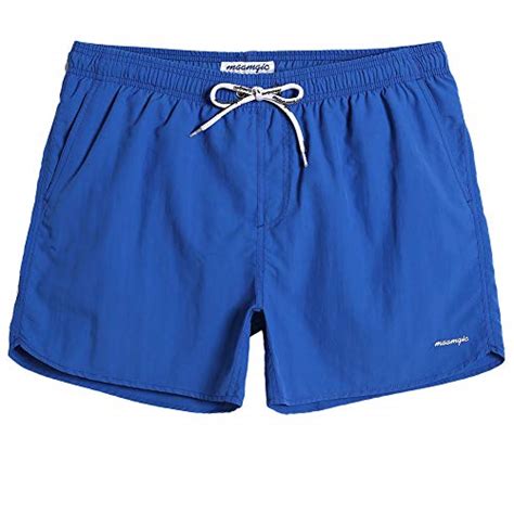 Maamgic Men Swimming Shorts Classic Mesh Lined Surf Trunks Quick Drying