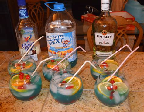 Blue Hawaiian Punch Alcoholic Drink